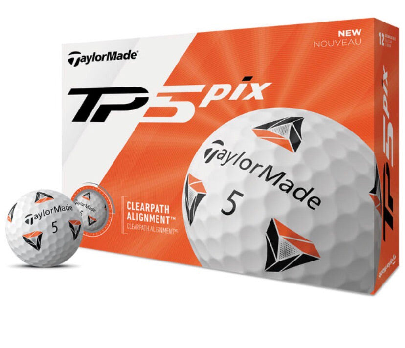 Taylormade TP5 Pix Golf Balls 12 Pack